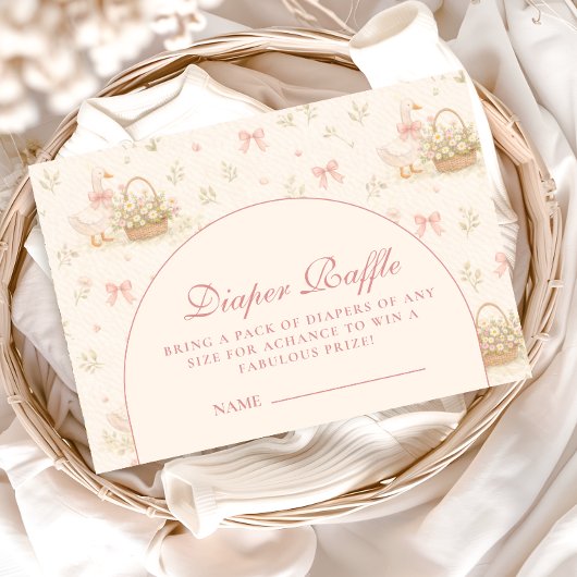 Dummer Gänschen-Kokette-Baby-Party Begleitkarte