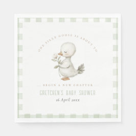 Dummer Gänschen Neues Kapitel Baby Shower zum Früh Serviette