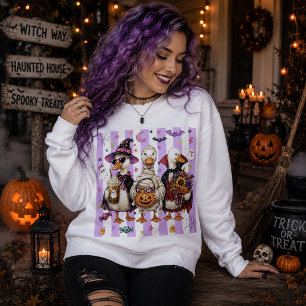 Dummer Gänse Halloween Sweatshirt