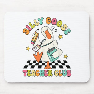 Dummer Gänse-Lehrer-Club Zurück zur Schule Grundsc Mousepad