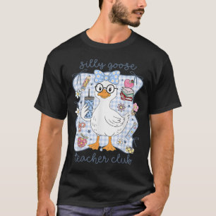 Dummer Gänse-Lehrer-Club Zurück zur Schule Lustige T-Shirt
