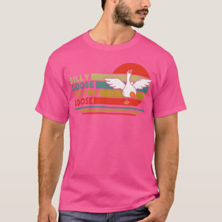 Dummer Gänse-Onhe-Loose-Lustig-Dummer-Honk-Gänse-V T-Shirt