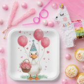 Dummer Gänse Papierplatten Pappteller (Party)