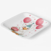 Dummer Gänse Papierplatten Pappteller (Gewinkelt)