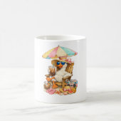 Dummer Gänse Sommerurlaub Eiskaffee Strand Chai Kaffeetasse (Mittel)