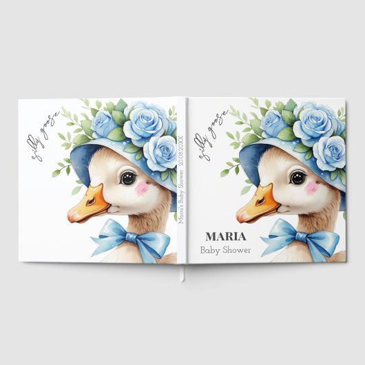 Dummer Gänsejunge Geburtstags-Babyshower Gästebuch (Voll)