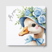 Dummer Gänsejunge Geburtstags-Babyshower Gästebuch (Rückseite)