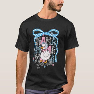 Dummer Gänsemutter-Leben Muttertum Leopard Coquett T-Shirt