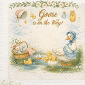 Dummer Gänserich ist auf dem Weg  Geschenktütchen