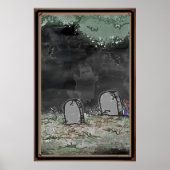 Dummer Geister-Foto-Rahmenposter Poster (Vorne)