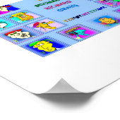 Dummer Gesichter und ABC-Buch: Poster (Ecke)