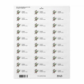 dummer Golf spielender Frosch Cartoon (Vorne)