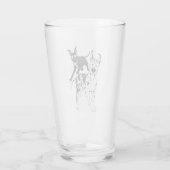 Dummer Große Doggen Glas (Rückseite)
