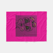 Dummer-Hase-Flanelldecke Fleecedecke (Vorderseite (Horizontal))