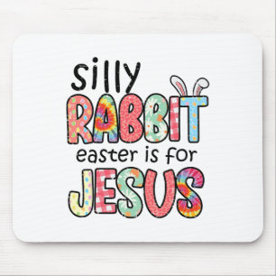 Dummer Hase Ostern für Jesus Religiöse Mädchen Kin Mousepad