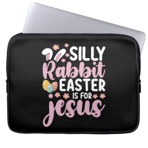 Dummer Hase Ostern ist für Jesus Christlich Laptopschutzhülle