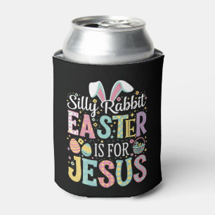 Dummer Hase Ostern ist für Jesus Süßer Hase Dosenkühler