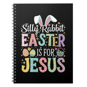 Dummer Hase Ostern ist für Jesus Süßer Hase Notizblock