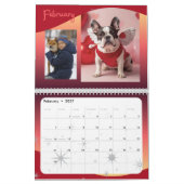 Dummer Hund Kalender Benutzerdefiniertes Foto Gesc (Feb 2027)