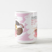 Dummer Kaffeebecher | Mädchen im Becher Kaffeetass Kaffeetasse (Mittel)