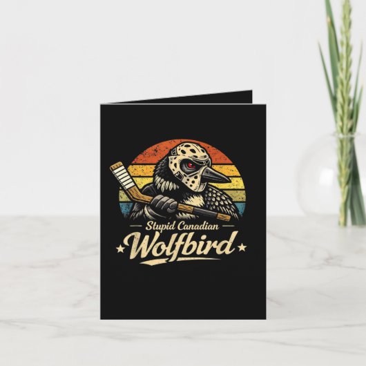 Dummer kanadischer Wolf Vogel (Vorderseite)