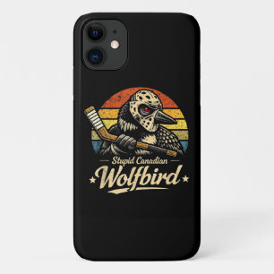 Dummer kanadischer Wolf Vogel Case-Mate iPhone Hülle