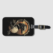 Dummer kanadischer Wolf Vogel Gepäckanhänger (Vorderseite (Horizontal))