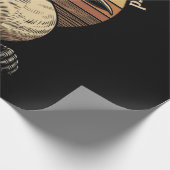 Dummer kanadischer Wolf Vogel Geschenkpapier (Ecke)