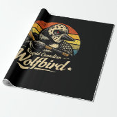 Dummer kanadischer Wolf Vogel Geschenkpapier (Ungerollt)