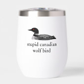 Dummer kanadischer Wolf-Vogel-Hockey-Liebesroman f (Vorderseite)