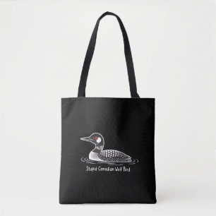 Dummer kanadischer Wolf Vogel Lustiger Kanada-Gesc Tasche