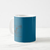 Dummer kanadischer Wolf Vogel lustiger Loon Tier L Kaffeetasse (Vorderseite Links)
