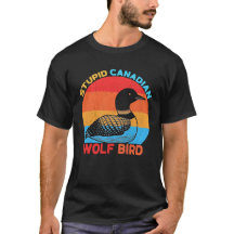 Dummer kanadischer Wolf Vogel