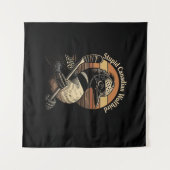 Dummer kanadischer Wolf Vogel Wandteppich (Vorderseite (Horizontal))