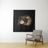 Dummer kanadischer Wolf Vogel Wandteppich (Beispiel (Horizontal))