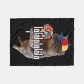 Dummer Kater Mit Lutscher-Meme Fleecedecke (Vorderseite (Horizontal))
