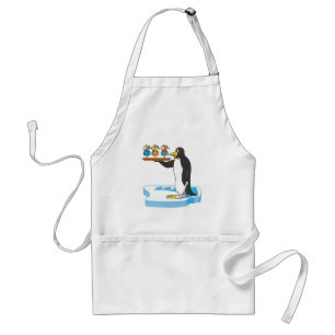 dummer Kellner Pinguin Schürze