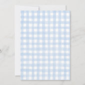 Dummer kleiner Gänse-Baby-Shower Einladung (Rückseite)