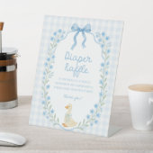 Dummer kleiner Gänse-Babyshower-Windel-Raffle Sockelschild (In SItu)