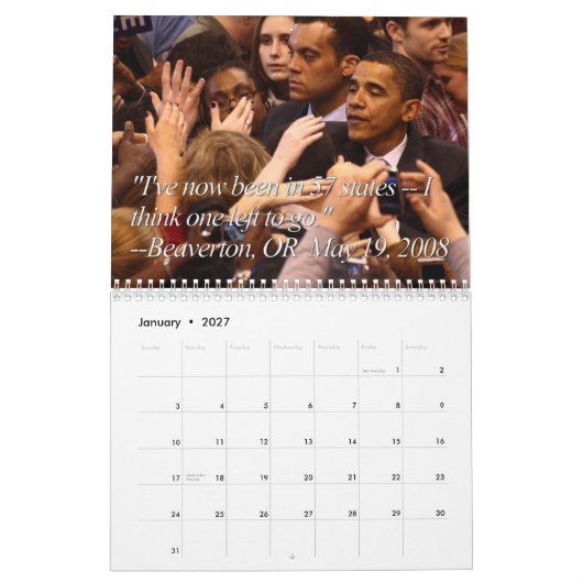 Dummer Obama zitiert Kalender (Jan 2027)