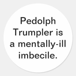 Dummer Pedolph Trumpler Nuts Hankamer Artjunkhaus Runder Aufkleber