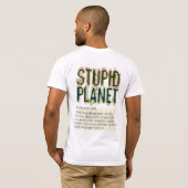 Dummer Planeten-T - Shirt (Schwarz voll)