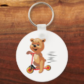 dummer Roller Bär Schlüsselanhänger (Vorderseite)
