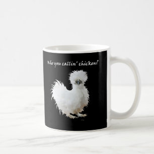 Dummer Silkie-Hahn Kaffeetasse