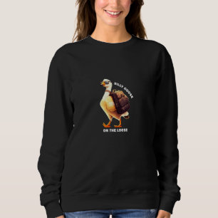 Dummer Vogel auf freiem Fuß Süßer Vogel Jungen Mäd Sweatshirt