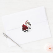 Dummer Weihnachtsgans - Ein webfüßiger Weihnachten Runder Aufkleber (Umschlag)