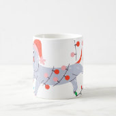 Dummer Weihnachtshund Kaffeetasse (Mittel)