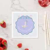 Dummerchen erster Geburtstag Lavendel Jungen Party Serviette (Beispiel)