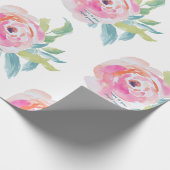 Dummes anwesendes BlumenPackpapier Geschenkpapier (Ecke)