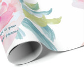 Dummes anwesendes BlumenPackpapier Geschenkpapier (Rolleneckpunkt)